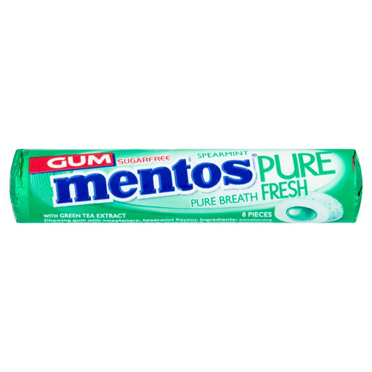 MASMentos Gum Pure Fresh Spearmint 8 Pieces 15.5g-Food