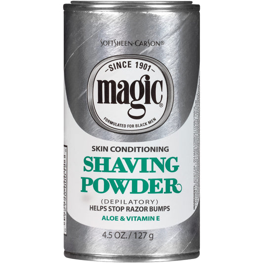 MASMagic Shaving Powder Platinum ( Aloe & Vit E)-Fd