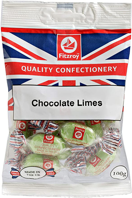 Fitzroy Chocolate Limes 100g