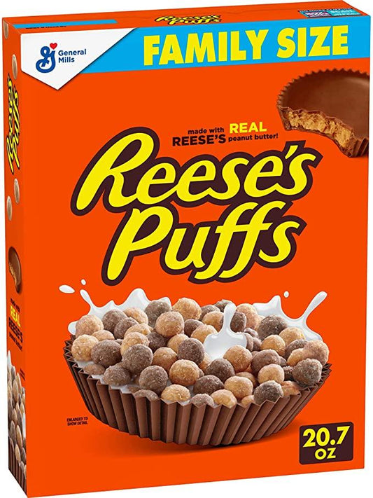 MASReeses Peanut Puffs 325g Box of 12-Fd