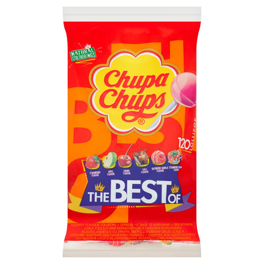 Chupa Chups The Best of 120 Lollipops 12g-Food