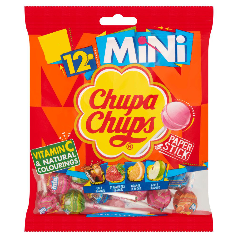 MASChupa Chups Mini Assorted Flavour Mini Lollipops 72g-Food