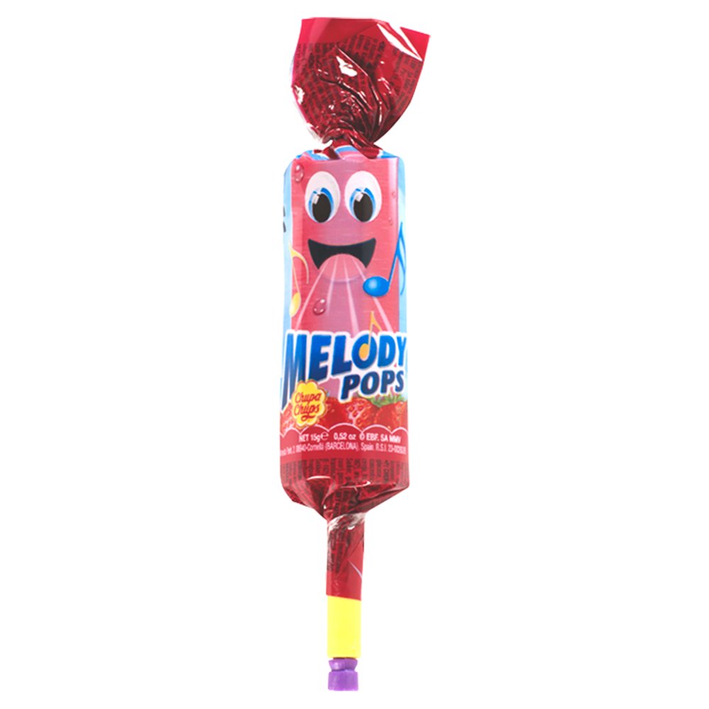 Chupa Chups Strawberry Melody Pops 17g-Food
