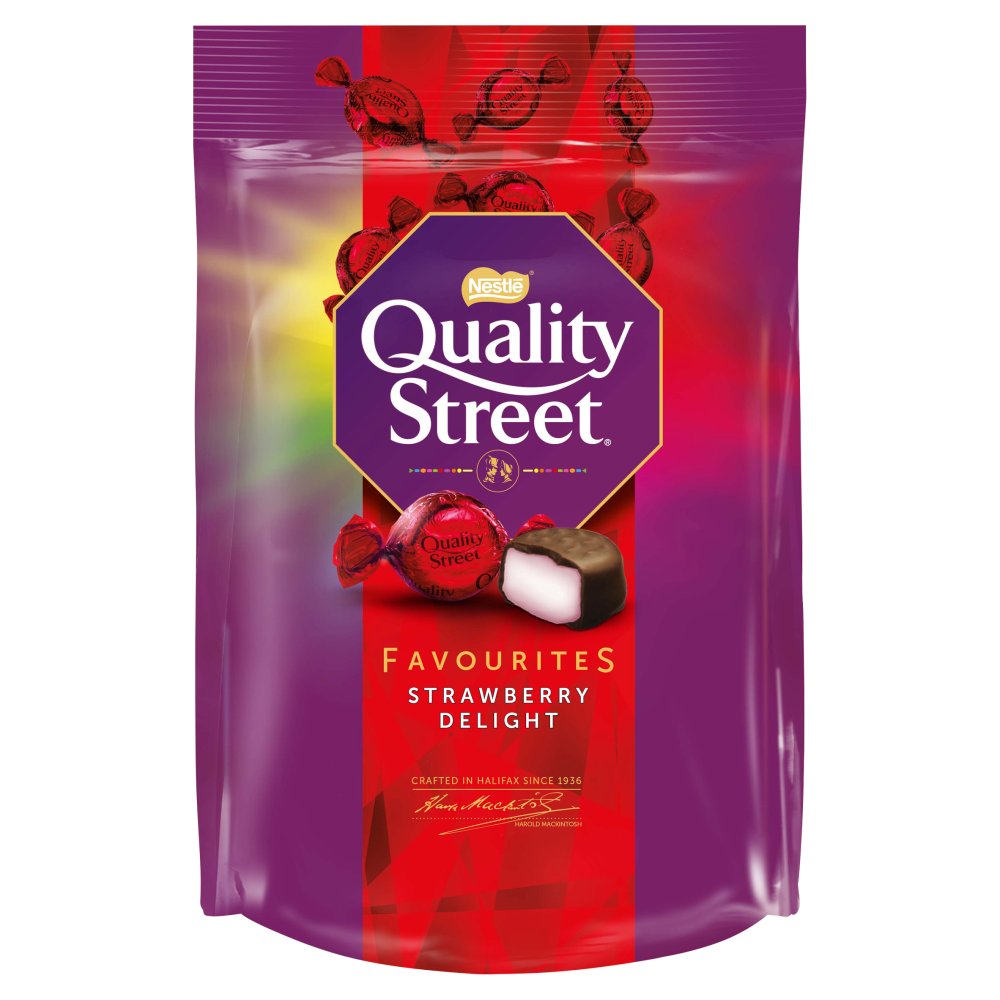 MASQuality Street Strawberry Delight Chocolate Sharing Bag 344g-Food