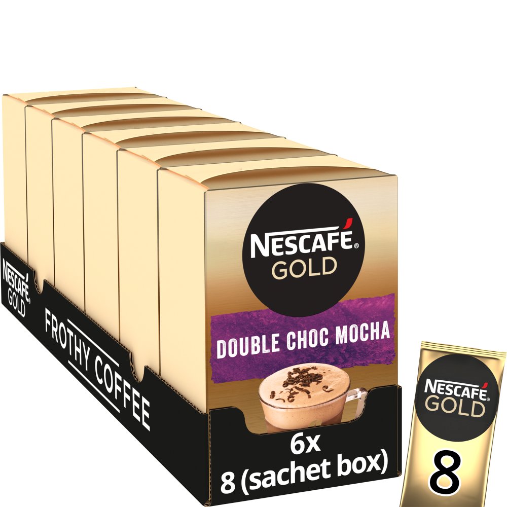 MASNescafe Gold Double Choc Mocha 8 x 20.9g (167.2g)-Food