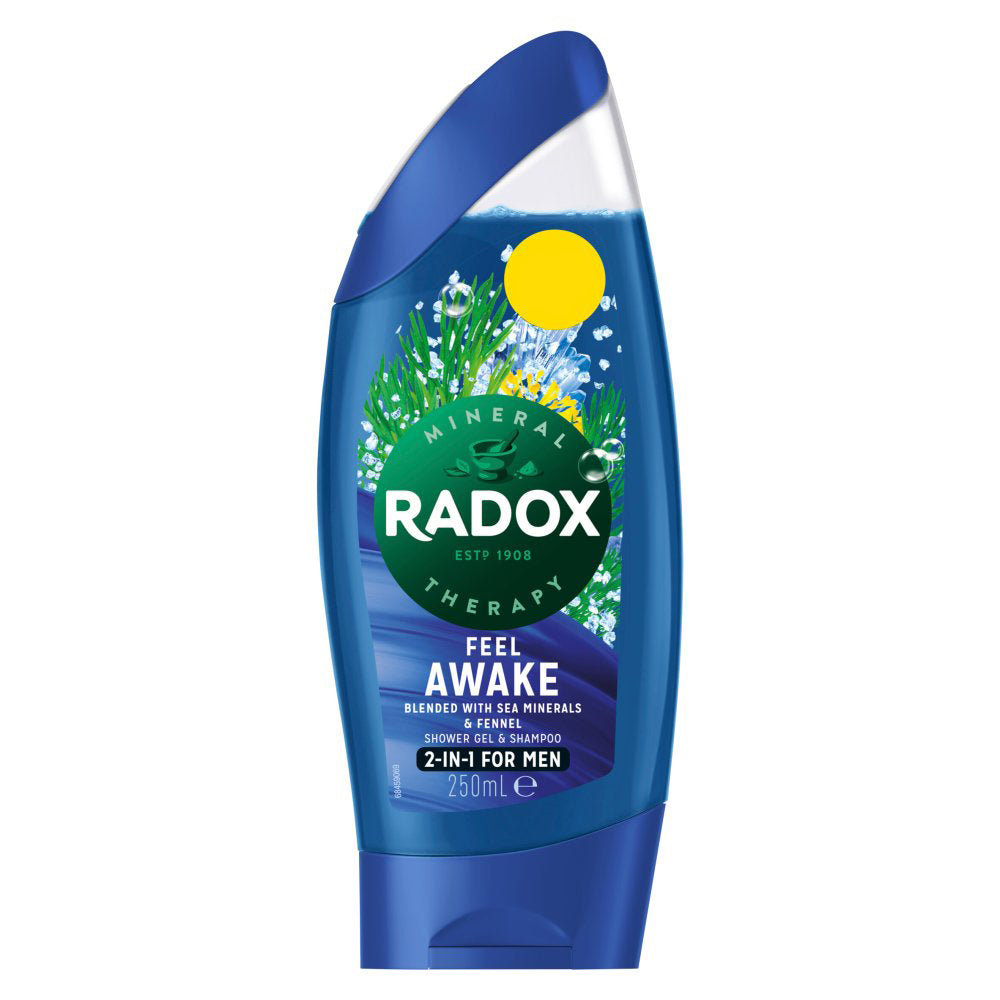 MASRadox Feel Awake 2-in-1 Shower Gel & Shampoo 250 ml-Food
