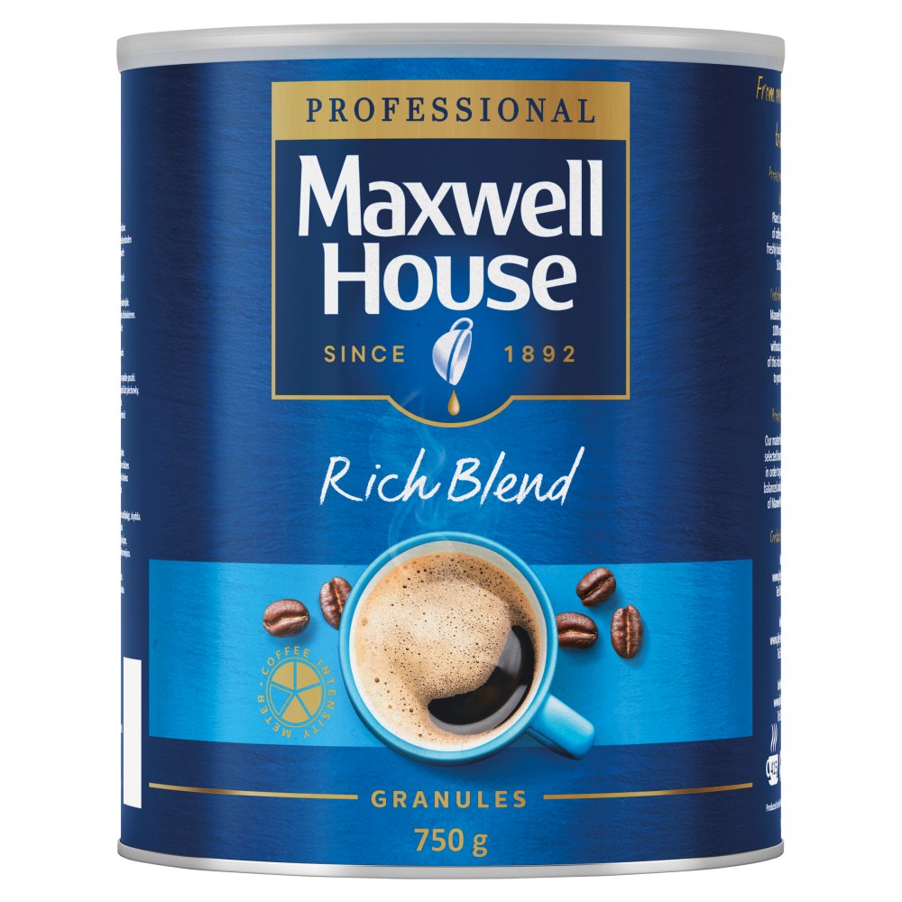 MASMaxwell House Rich Instant Coffee Tin 750g-Food