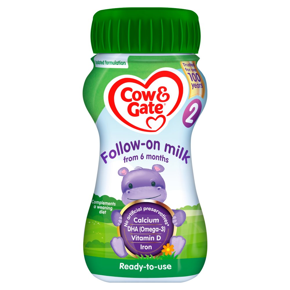 MASCow & Gate 2 Follow-On Milk From 6 Months 200ml-Food