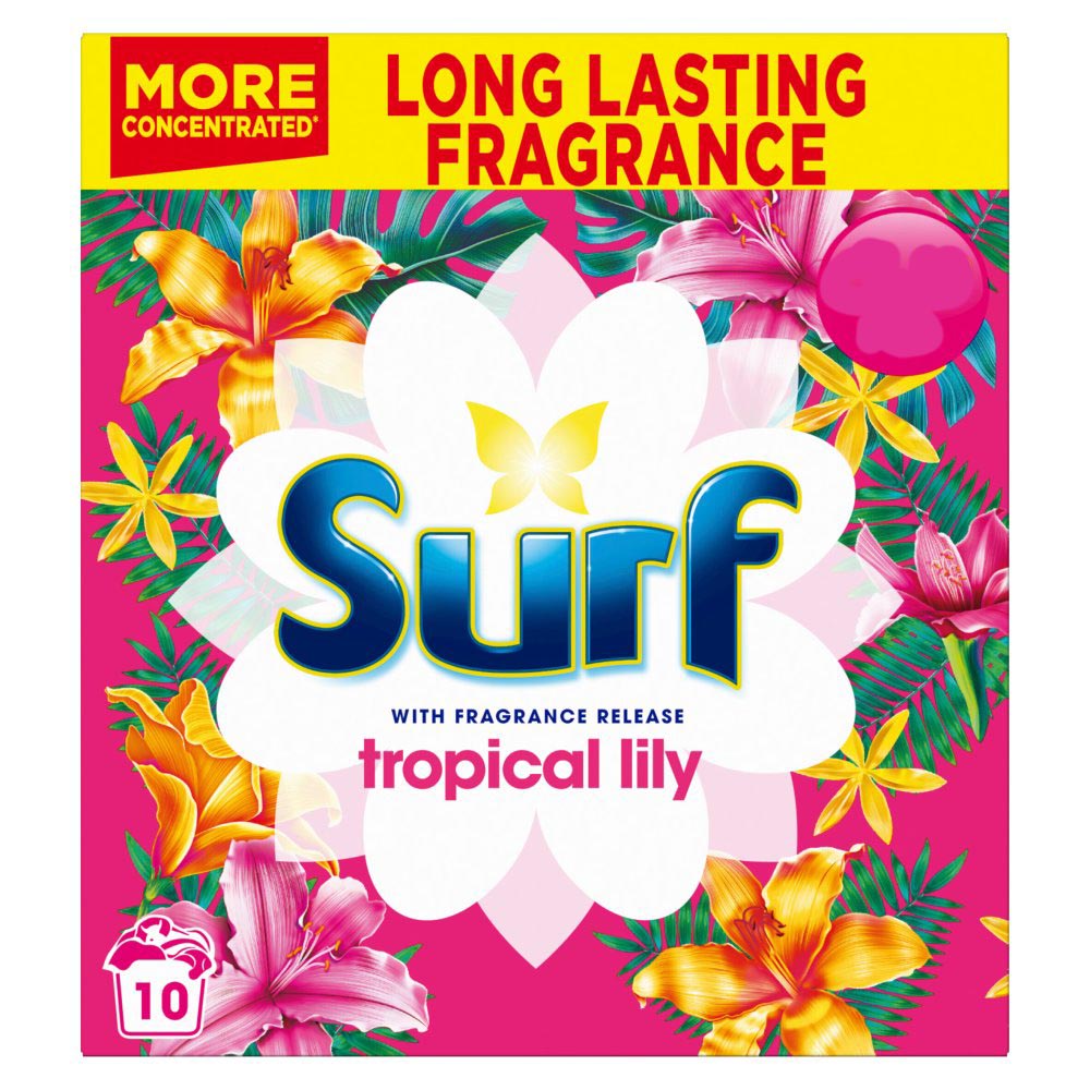 Surf Laundry Powder Tropical Lily & Ylang-Ylang 500 g 10 wash-Food