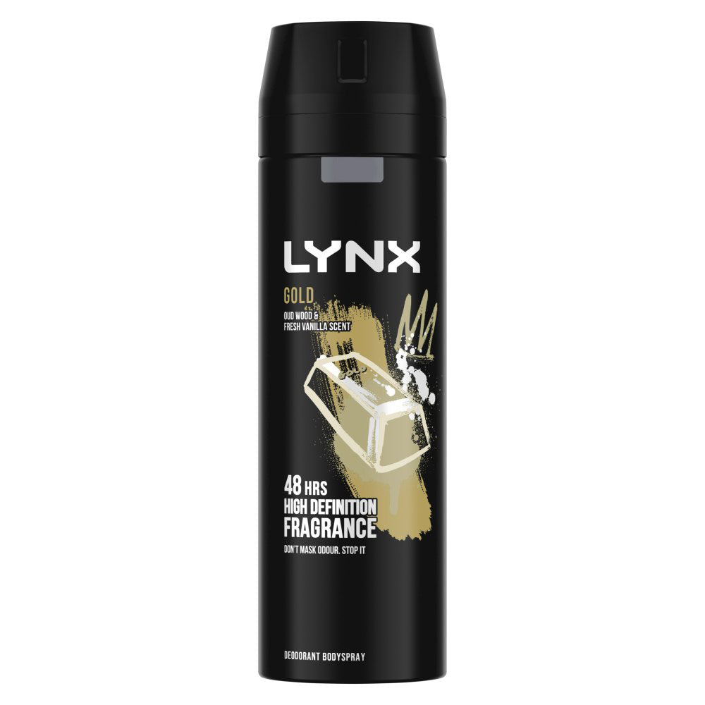 MASLynx Aerosol Bodyspray Gold 200ml-Food