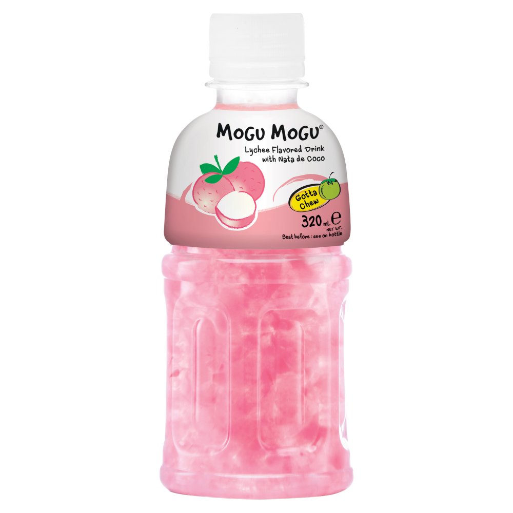 Mogu Mogu Lychee Flavored Drink with Nata de Coco 320ml