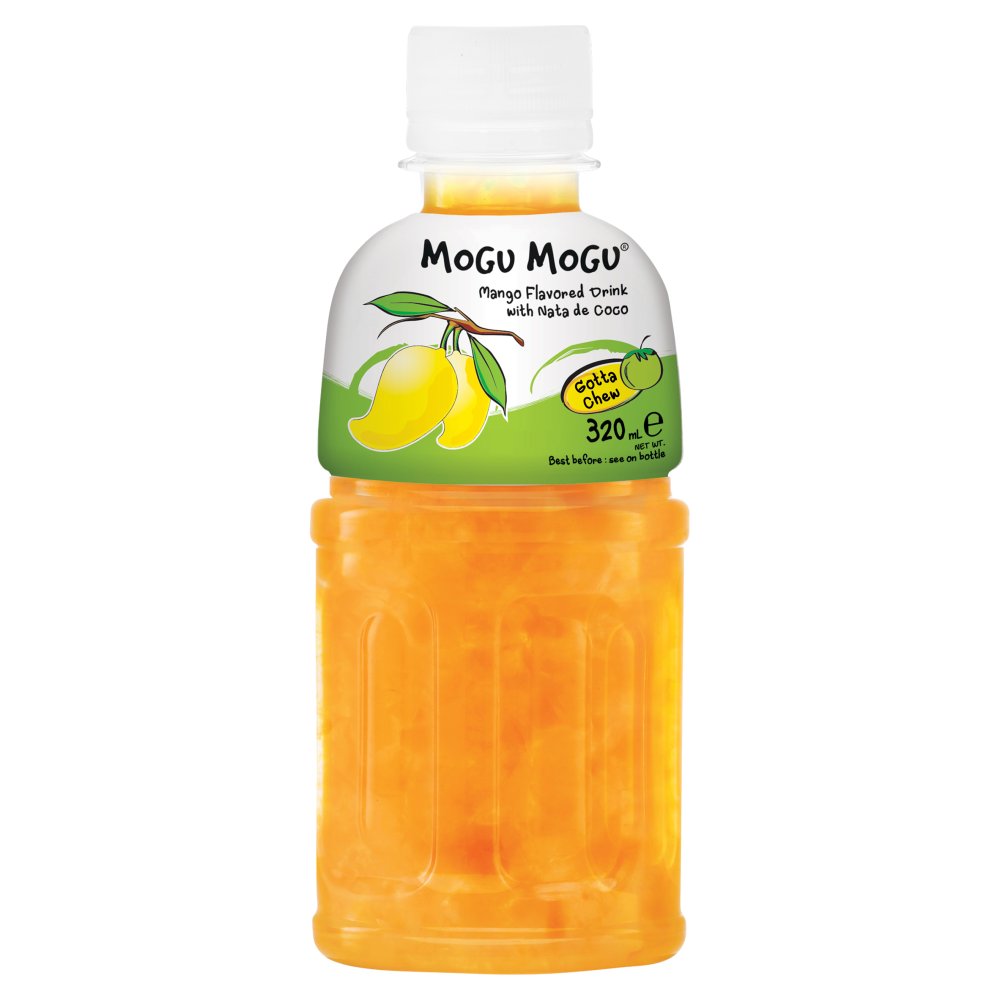 Mogu Mogu Mango Flavored Drink with Nata de Coco 320ml-Food