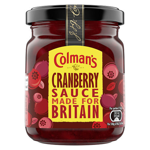 MASColman's Cranberry Sauce 165g-Food
