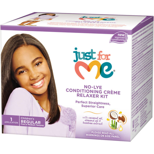 Just For Me No Lye Conditioning Creme Relaxer Kit - Regular