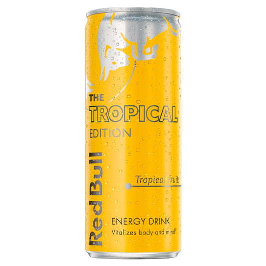 Red Bull Energy Drink, Tropical Edition, 250ml-Food