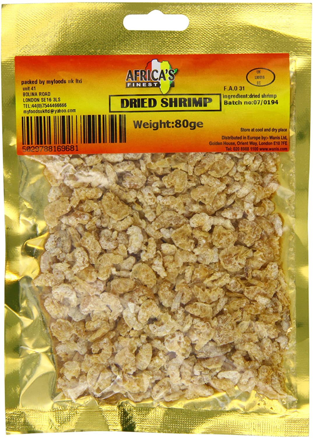 Africa’s Finest Dried Shrimp 80g