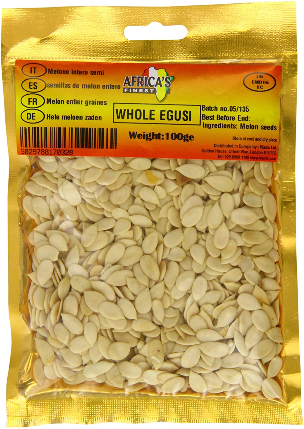 Africa’s Finest Whole Egusi 100g