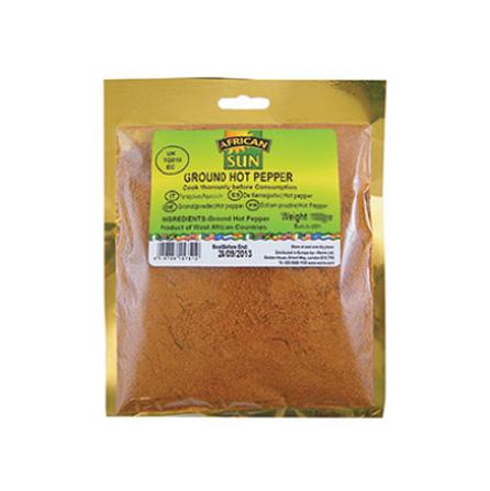 MASAfrican Sun Ground Hot Pepper 80g Box of 10-Fd