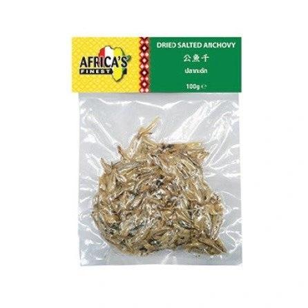 MASAfrica's Finest Dried Salted Anchovy Raw 100g Box of 12-Fd