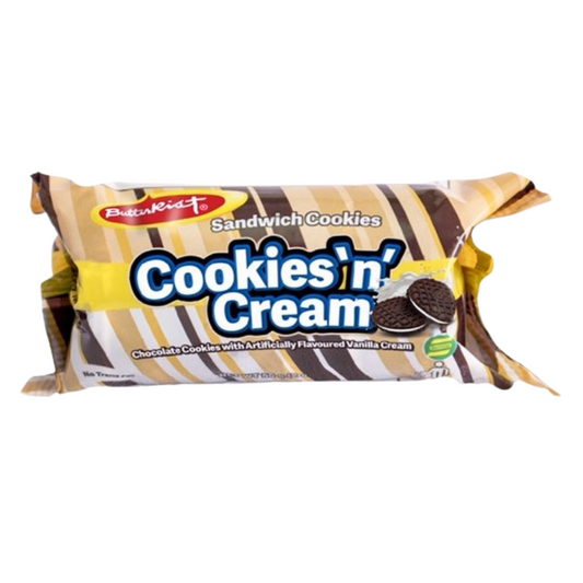 Butterkist Sandwich Cookies N Cream 55g Box of 36