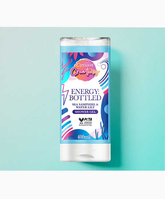 Creations Energy Bottled Sea Samphire Water Lily Shower Gel