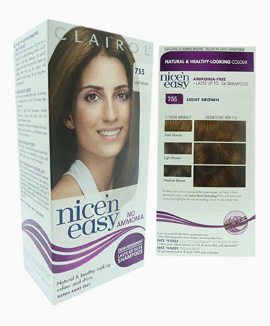 Nice N Easy Demi Permanent Color 755 Light Brown