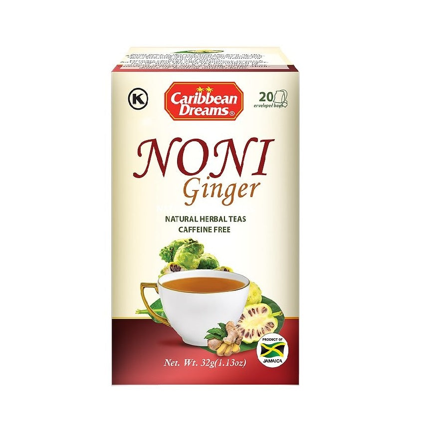 Caribbean Dreams Noni Ginger Tea 20’s