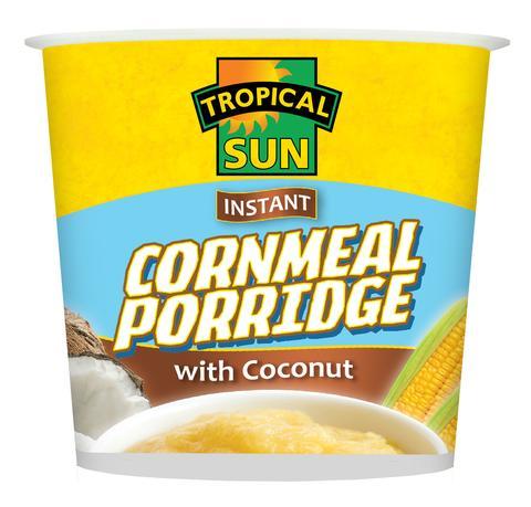 MASTropical Sun Instant Cornmeal Porridge Coconut 70g Box of 12-Fd