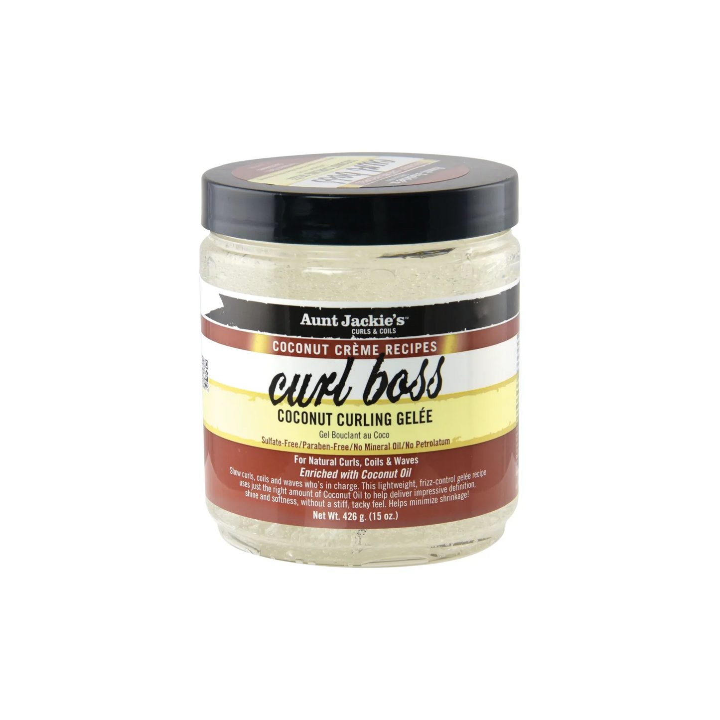 MASAunt Jackie’s Curl Boss Coconut Curling Gelee 15oz-Food