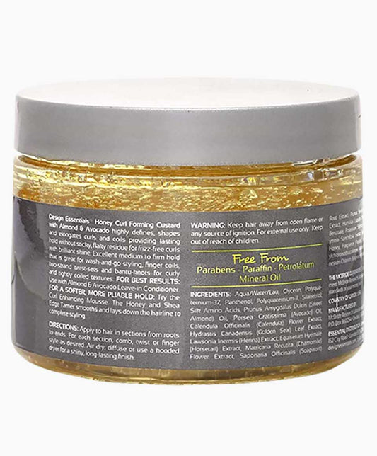 Design Essentials Natural Honey Curl Forming Custard With Almond And Avocado