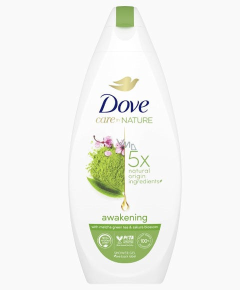 Care By Nature Awakening Shower Gel With Matcha Green Tea And Sakura Blossom