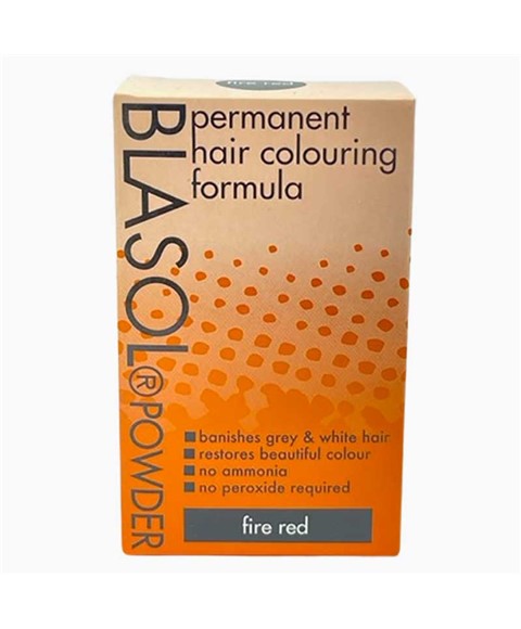 Blasol Powder Permanent Hair Coloring Fire Red