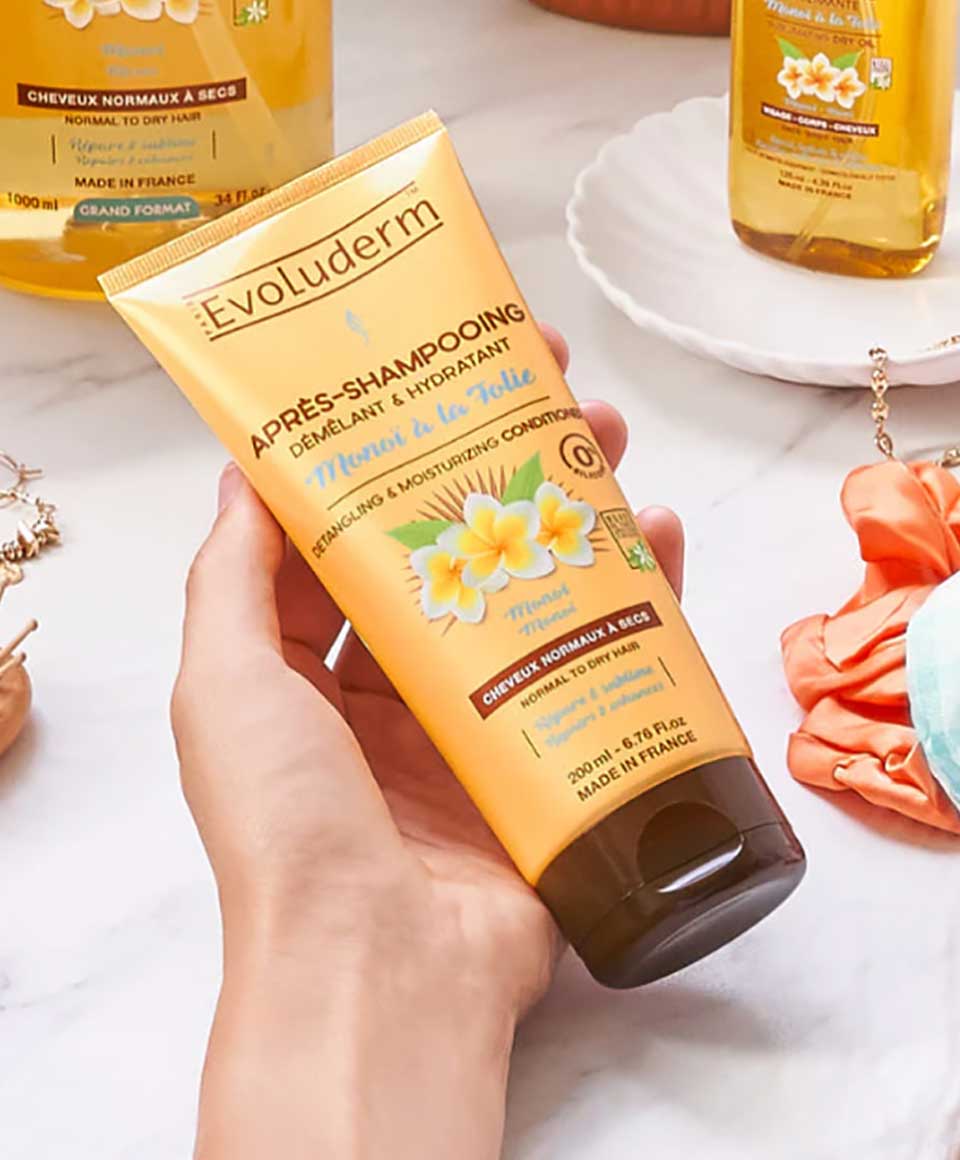 Evoluderm Detangling And Moisturizing Monoi Conditioner