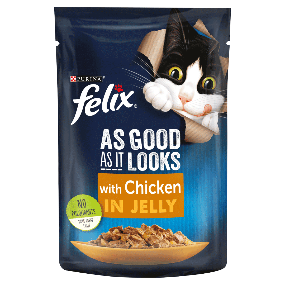 Felix As Good As It Looks with Chicken in Jelly 100g