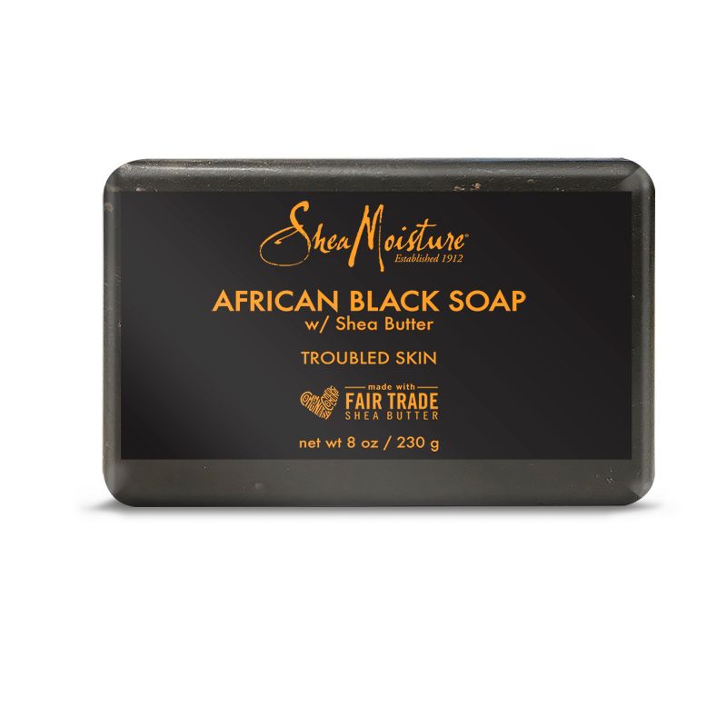 MASSheaMoisture African Black Bar Soap 8oz-Food