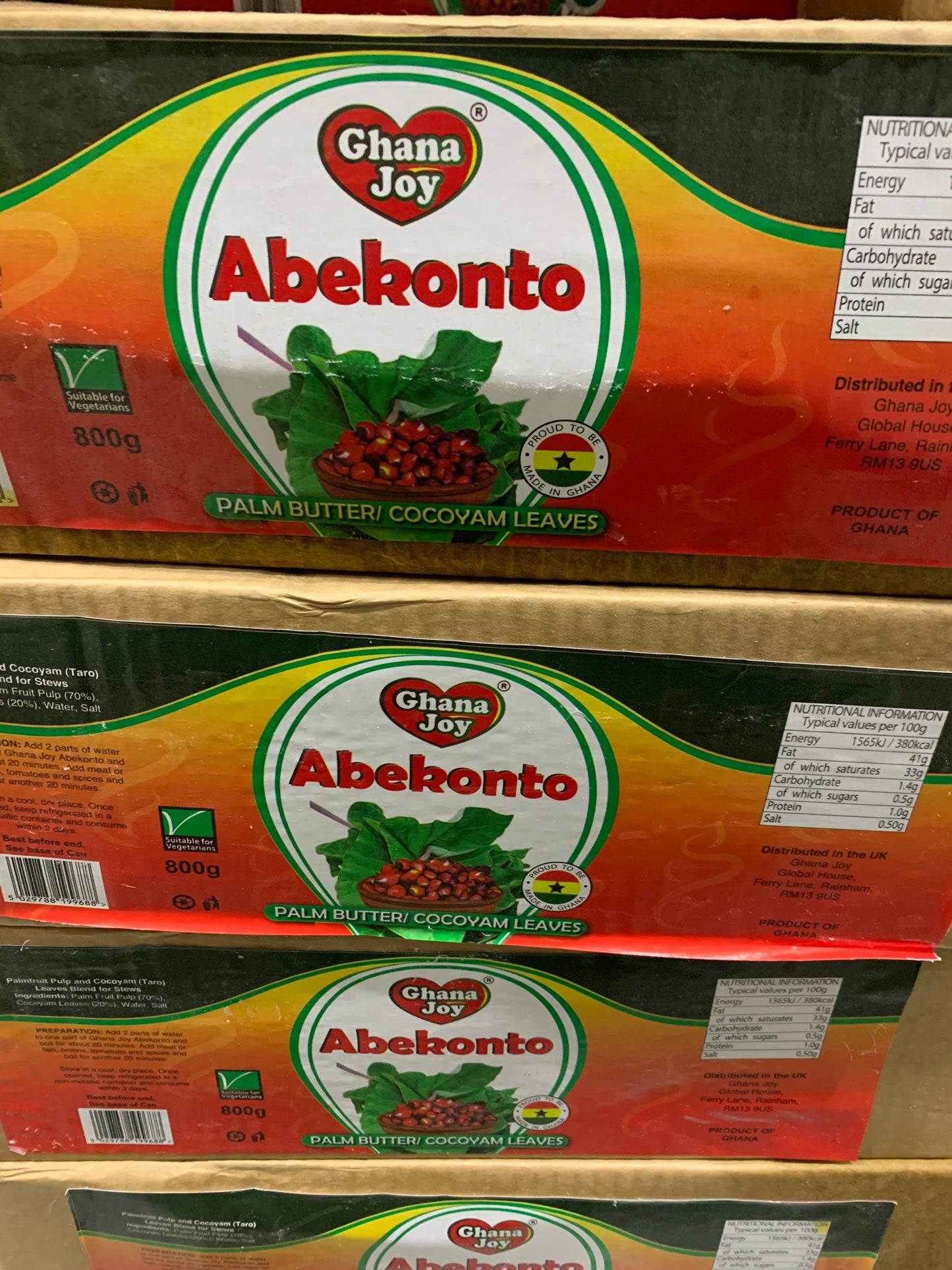 MASGhana Joy Abekonto 800g 12's Pack-Fd