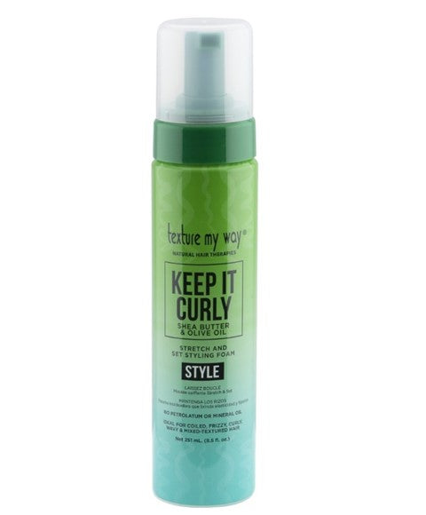 Texture My Way Keep It Curly Stretch And Set Styling Foam