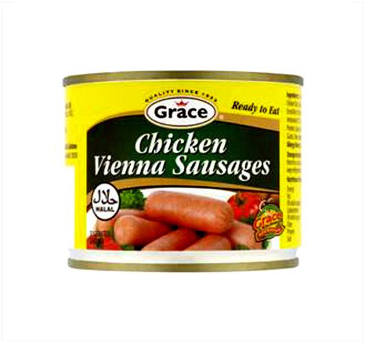 MASGrace Chicken Vienna Sausage Halal 200g-Mas