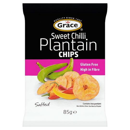 MASGrace Plantain Chips Sweet Chilli 85g Box of 9-Fd