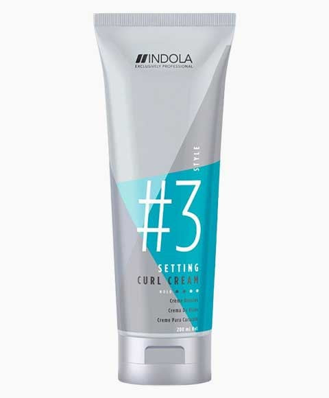 Indola Style 3 Setting Curl Cream Hair Styling Asetena Pa 