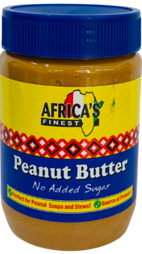 MASAfrica's Finest Peanut Butter No Added Sugar 500g Box of 12-Fd
