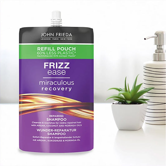 John Frieda Frizz Ease Miraculous Recovery Repairing Shampoo Refill Pouch