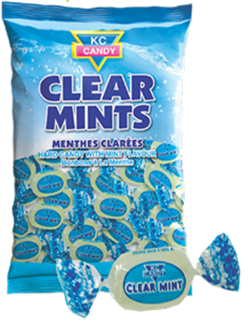 KC Candy Clear Mints 90g Box of 12