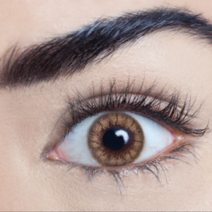 MASMesmerEyez Contact Lense Kensington Cream + Free Solution-Food