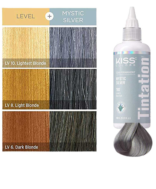 Kiss Colors Tintation Semi Permanent Mystic Silver T002