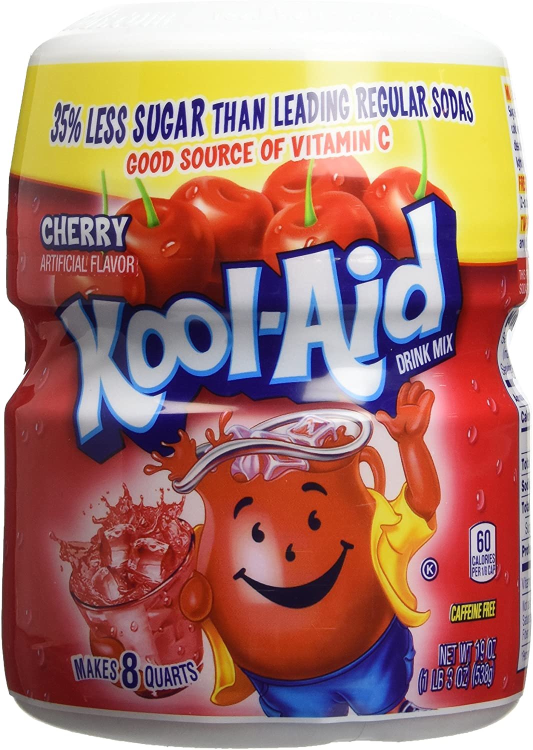 MASKool Aid  Snow Cherry Tub 538g Box of 12-Fd