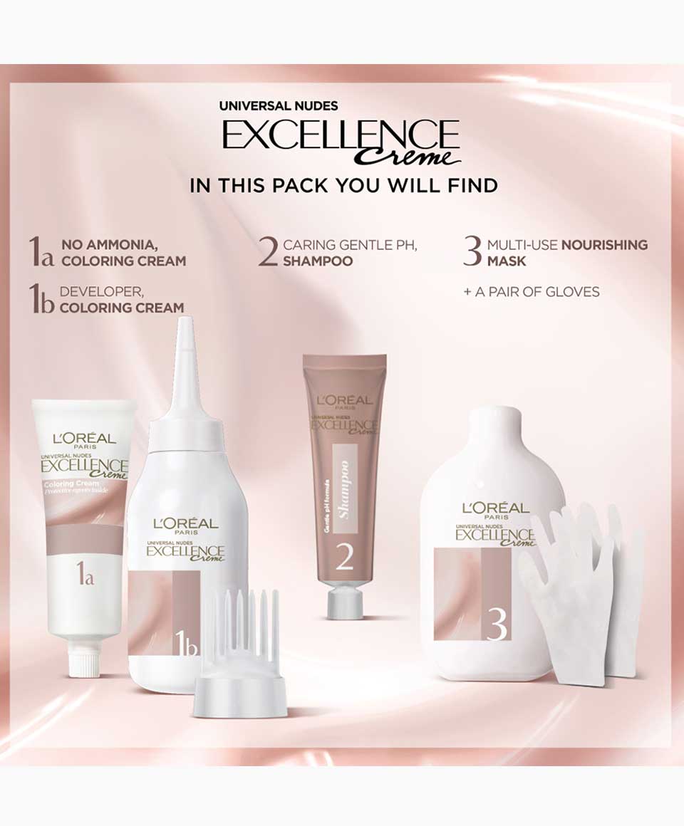 Excellence Creme No Ammonia Triple Care Hair Colour 9U Universal Very Light Blonde