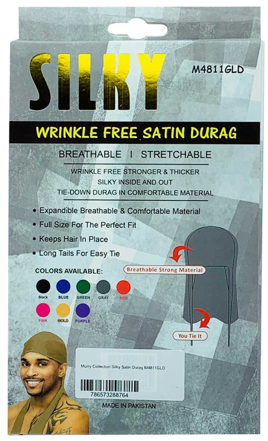 Murry Collection Silky Satin Durag M4811GLD