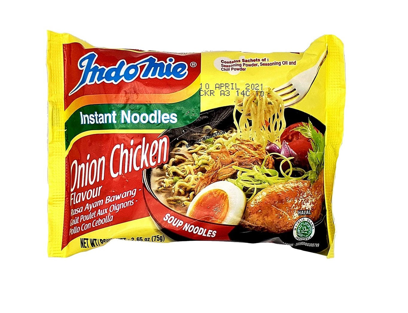 MASIndomie Noodles Onion Chicken 70g-Fd
