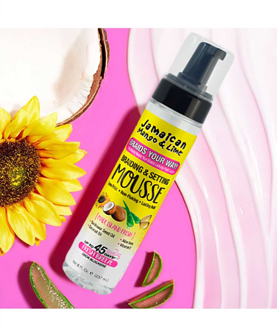 Jamaican Mango And Lime Braiding Setting Mousse